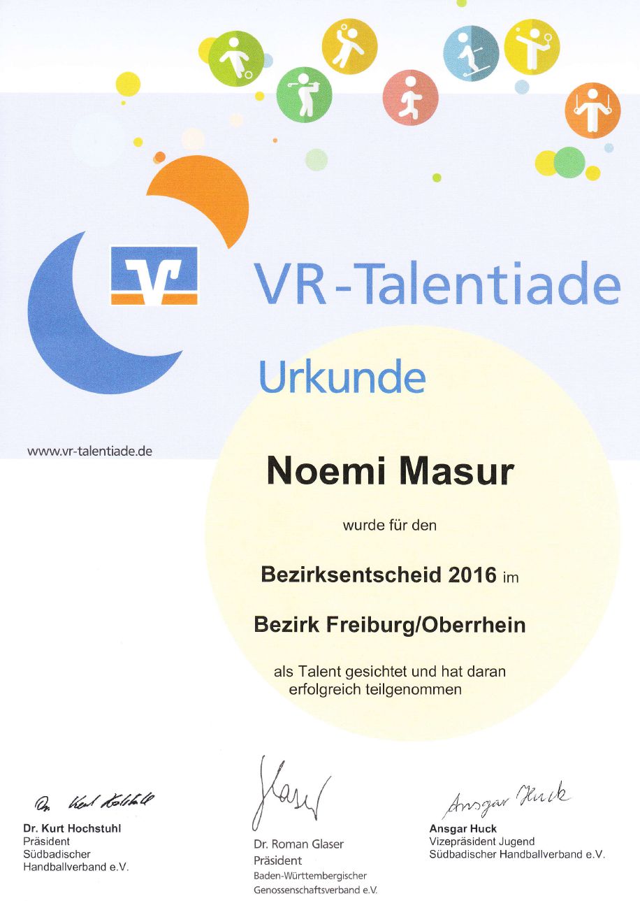 Nuemi Masur VR Talentiade